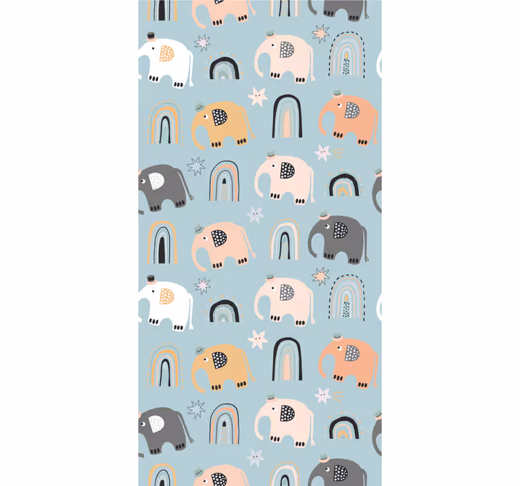 Blind children love adorable elephants - TenStickers