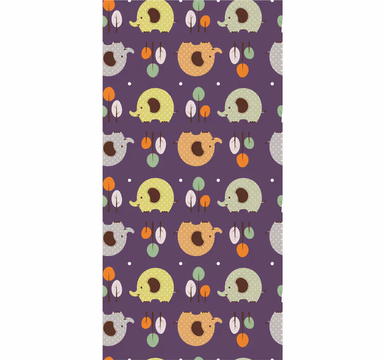 Blind children autumn elephant - TenStickers