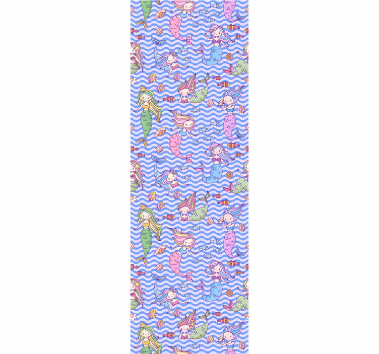 Blind children enchanted by mermaids - TenStickers