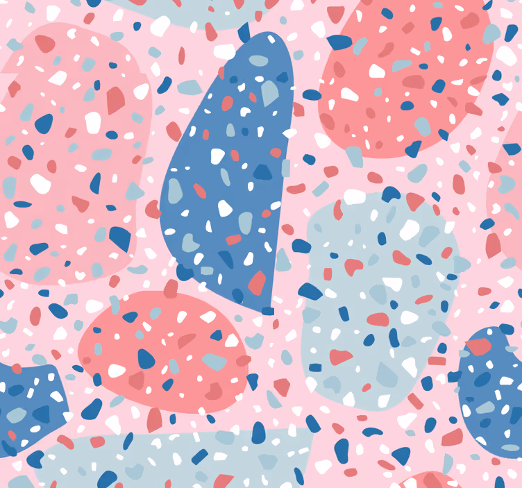 Blind children pink terrazzo - TenStickers