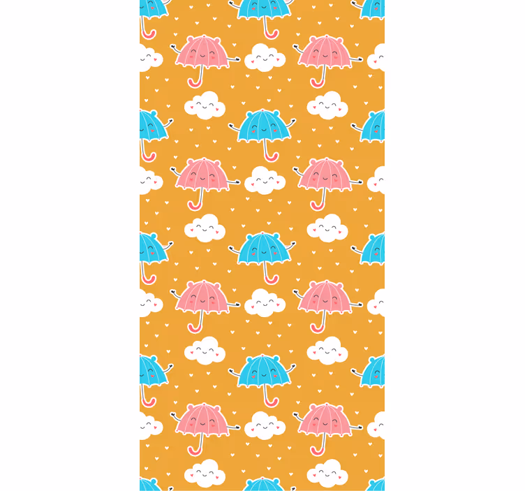 Blind children colourful umbrella display - TenStickers