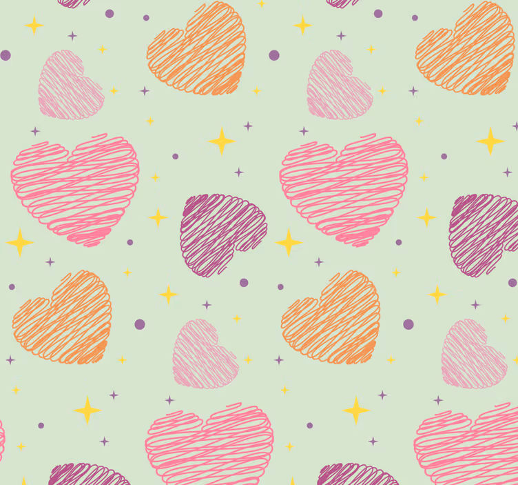 Blind children love pink hearts - TenStickers