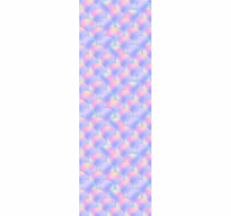 Blind children multicolor mermaid scales - TenStickers