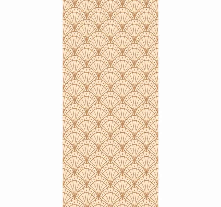 Roller blind office elegant fan design - TenStickers