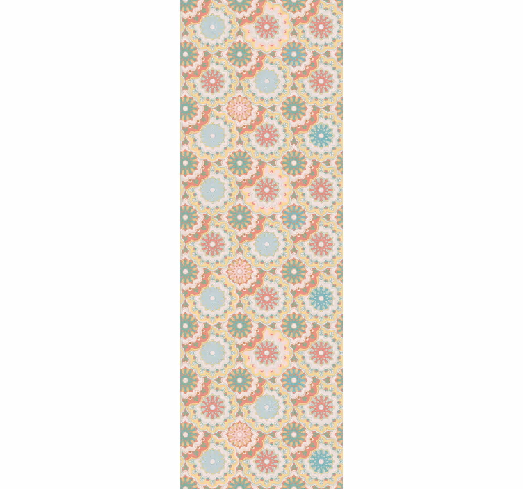 Roller blind office fabric "granny chic" - TenStickers