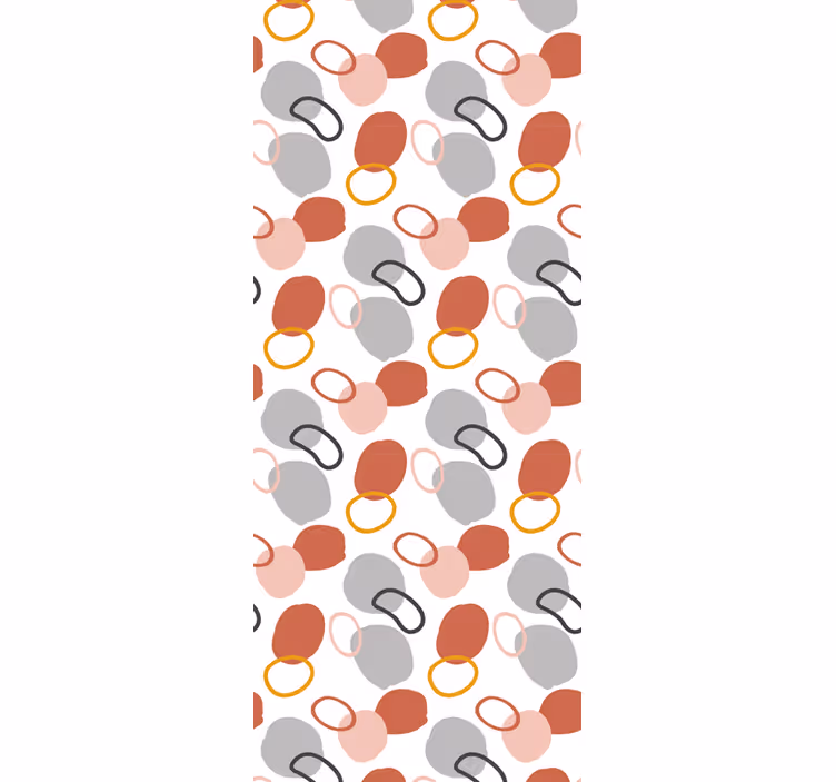 Roller blind office in abstract colorful dots - TenStickers