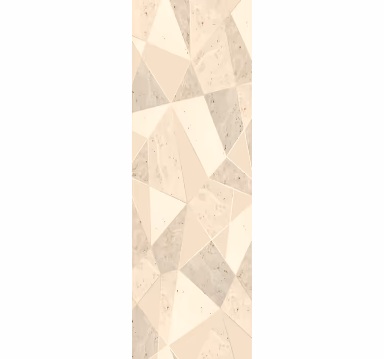 Roller blind office 3d golden triangles design - TenStickers