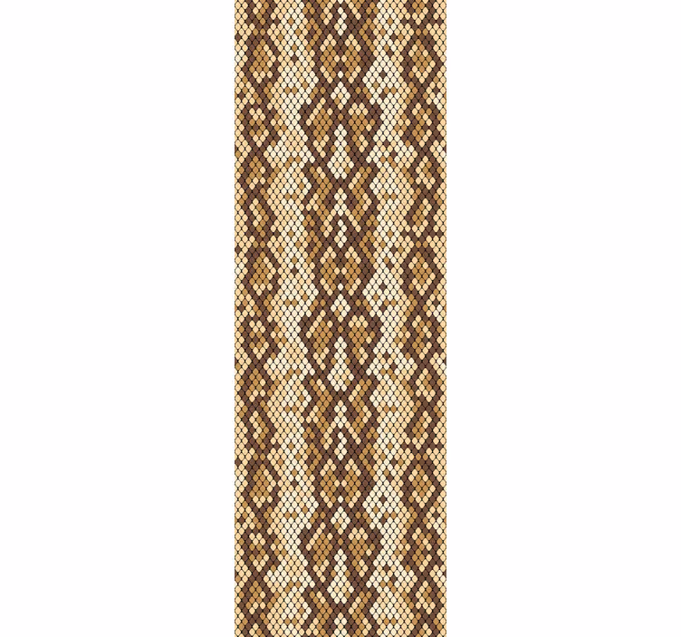 Roller blind office snake skin design - TenStickers