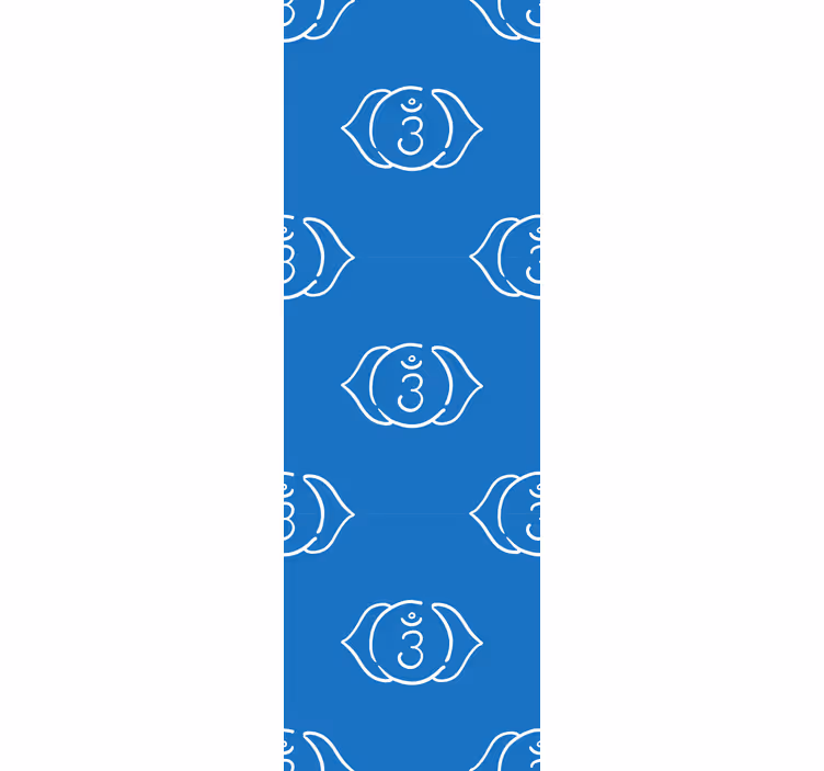 Roller blind office third eye chakra design - TenStickers