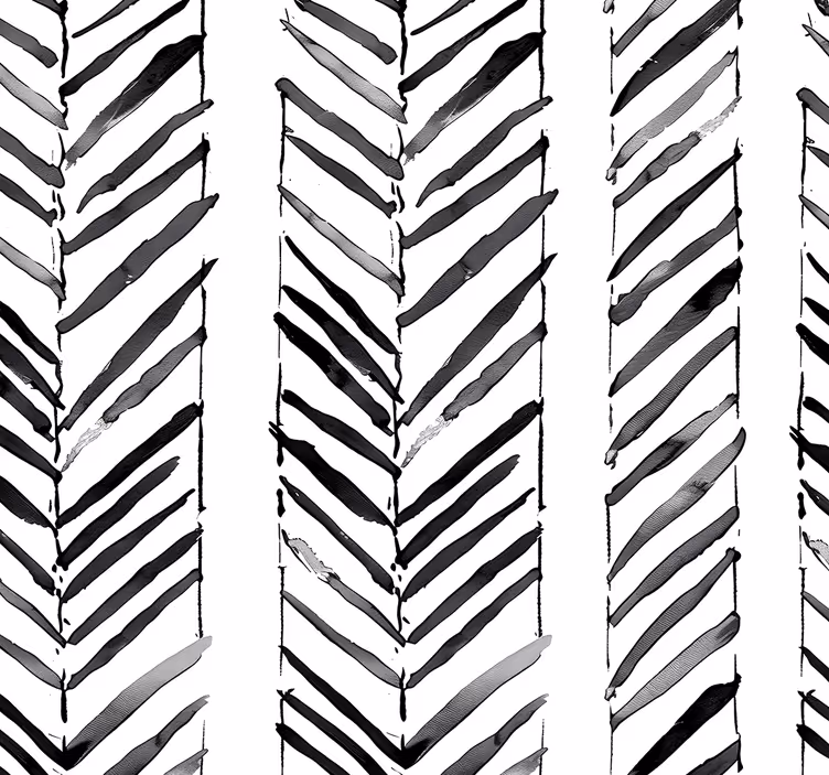 Roller blind office black and white geometric design - TenStickers