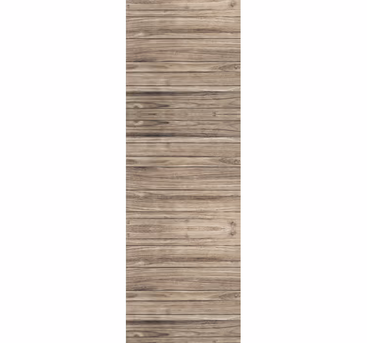 Gray rustic horizontal wooden planks roller blind office - TenStickers