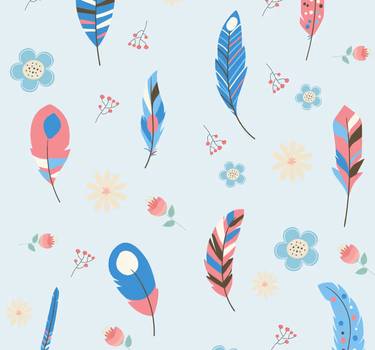 Blind teens bohemian feather design - TenStickers