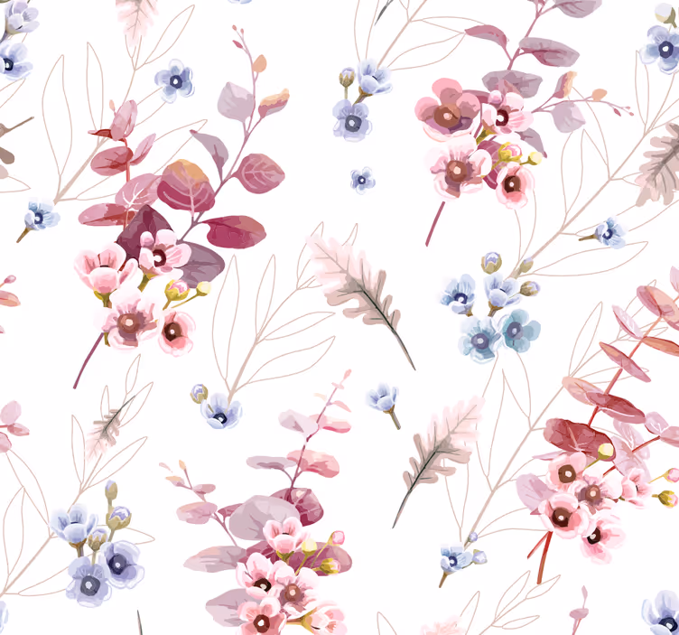 Blind teens botanical art prints - TenStickers