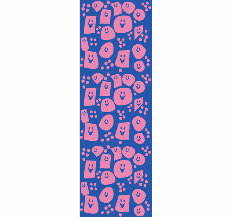 Blind teens geometric smiley faces - TenStickers