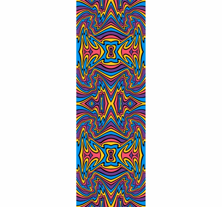 Blind teens vibrant hues and funky patterns - TenStickers