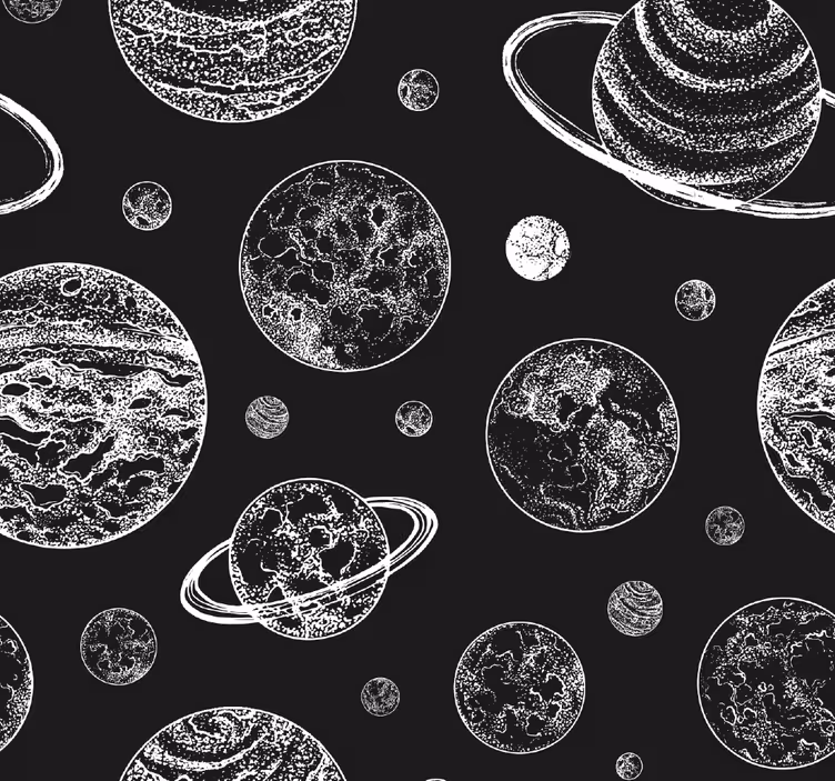 Blind teens in monochrome space - TenStickers