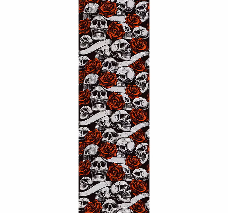 Blind teens skulls and roses design collection - TenStickers