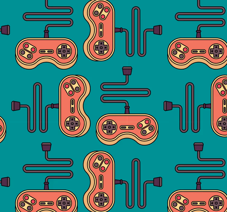 Blind teens gaming design - TenStickers