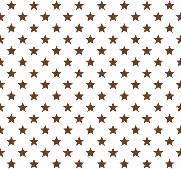 Blind teens brown stars - TenStickers