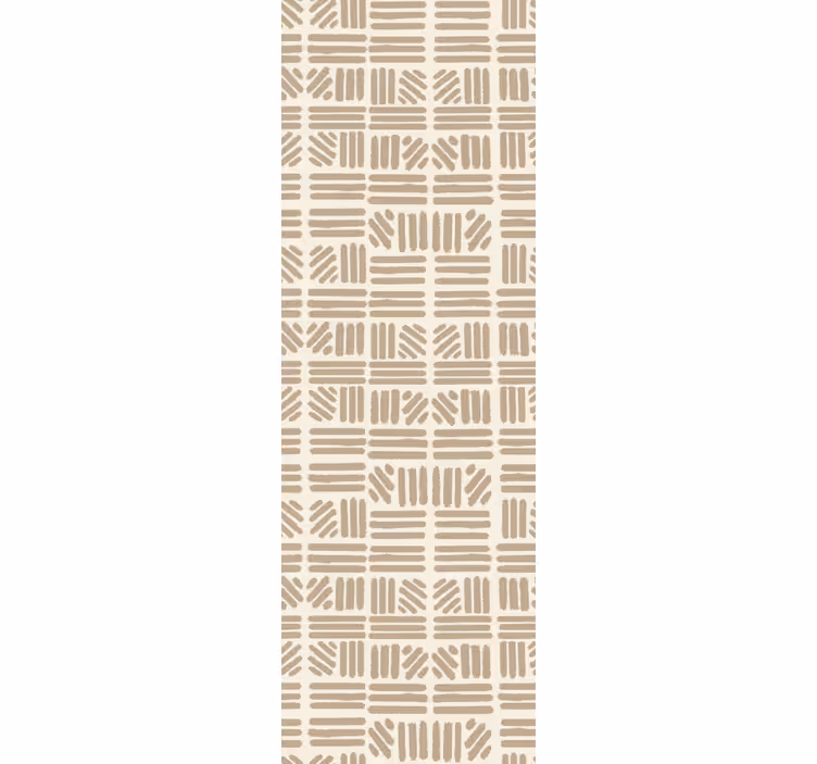 Modern blind with geometric line patterns - TenStickers
