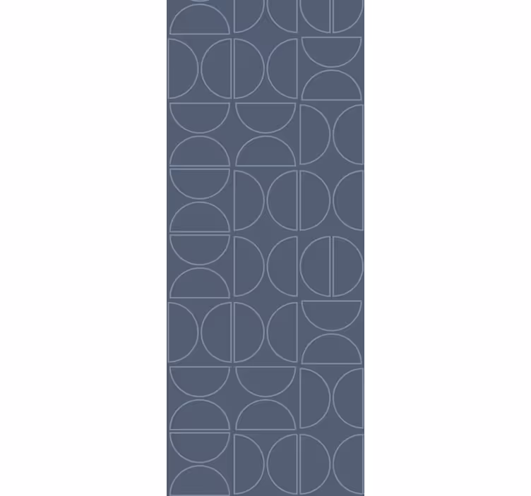 Modern blind with geometric gray design - TenStickers
