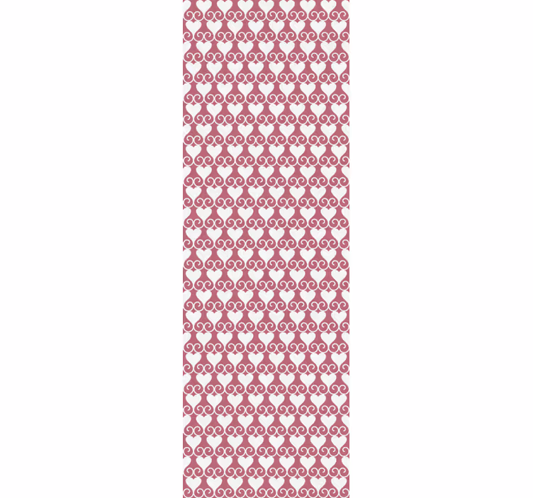 Modern blind pattern-decor twisted hearts - TenStickers