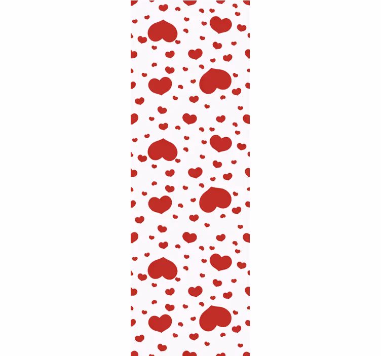 Modern blind pattern-decor hearts design - TenStickers