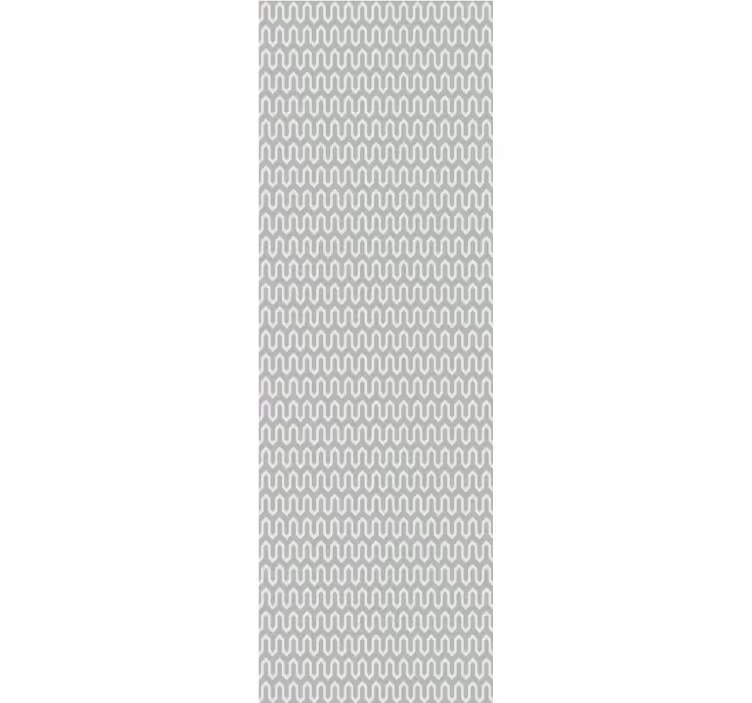 Modern blind in mint green geometric design - TenStickers