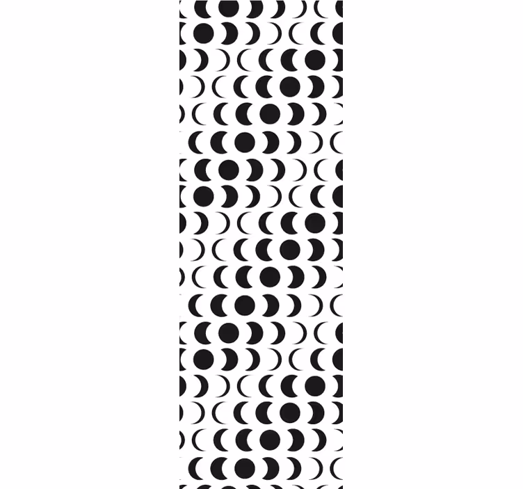 Modern blind minimalistic moon design - TenStickers