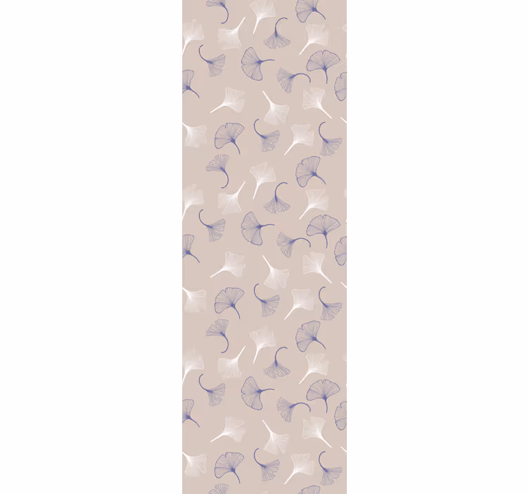 Modern blind ginkgo leaf cream - TenStickers