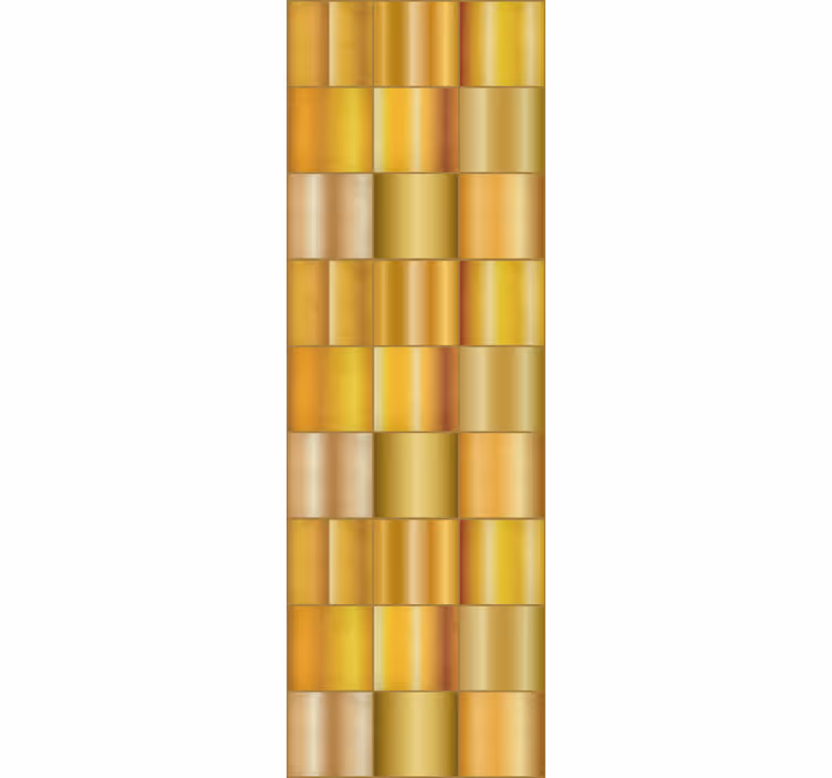 Modern blind gold yellow squares - TenStickers