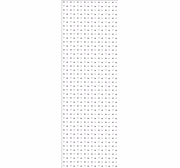Modern blind with dotted vertical lines - TenStickers