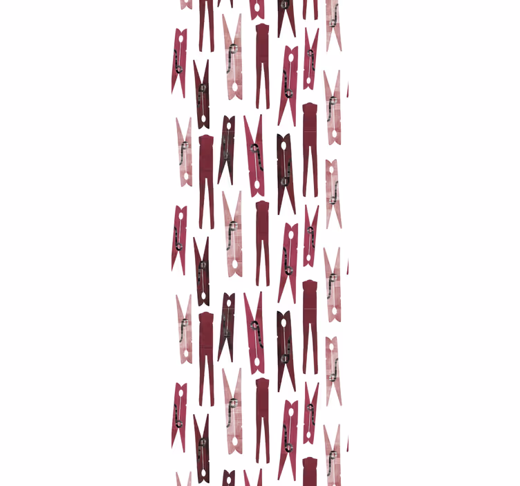 Modern blind with laundry clip design - TenStickers
