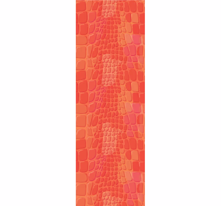 Modern blind in red crocodile skin pattern - TenStickers