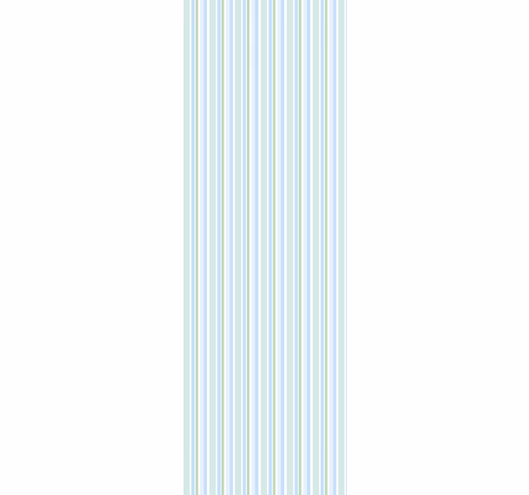 Modern blind in pastel striped pattern - TenStickers