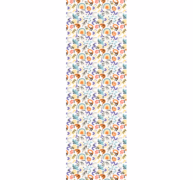 Modern blind organic flat abstract design - TenStickers