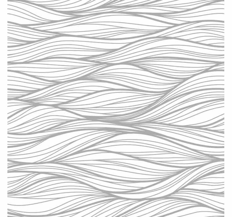 Modern blind wave texture on white background - TenStickers
