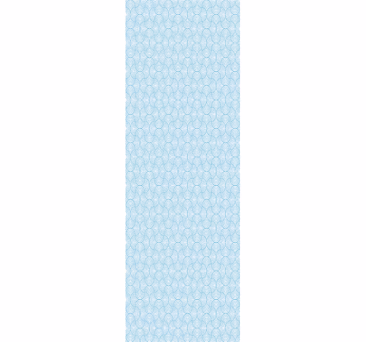 Modern blind with unique wave pattern - TenStickers