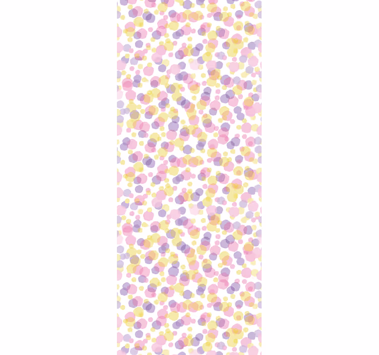 Modern blind in pastel watercolor polka dots - TenStickers