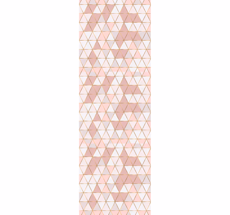 Modern blind in light colors with gold lines - TenStickers
