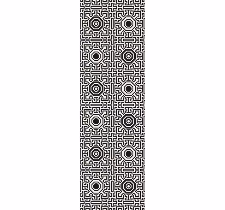 Modern blind octagon and lines design - TenStickers