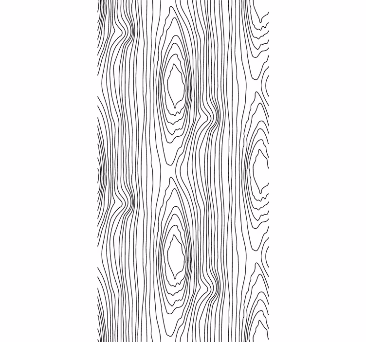 Modern blind black nature stripes - TenStickers