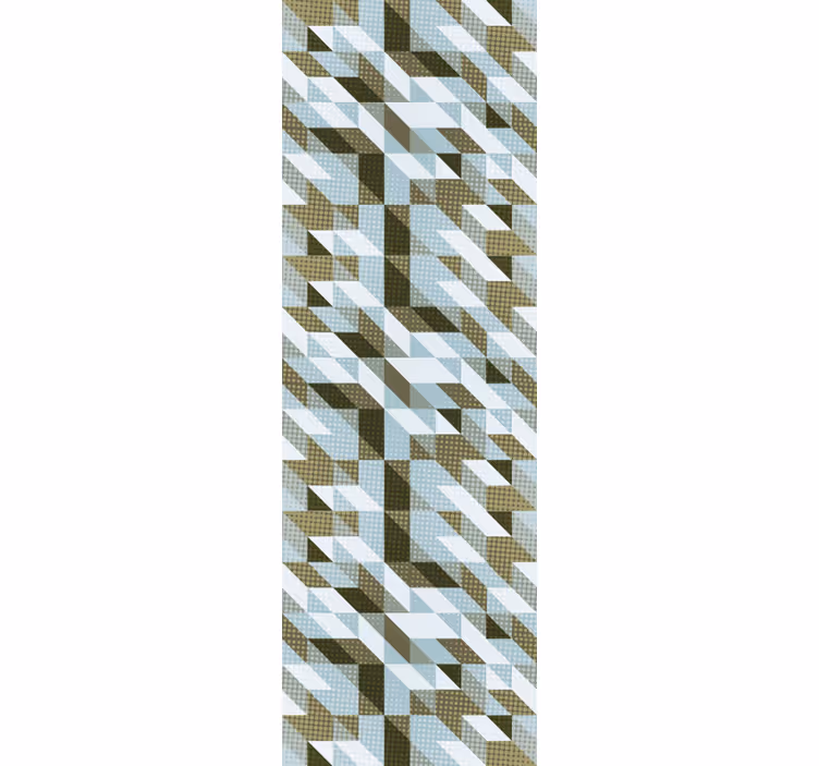 Modern blind with contemporary triangles - TenStickers