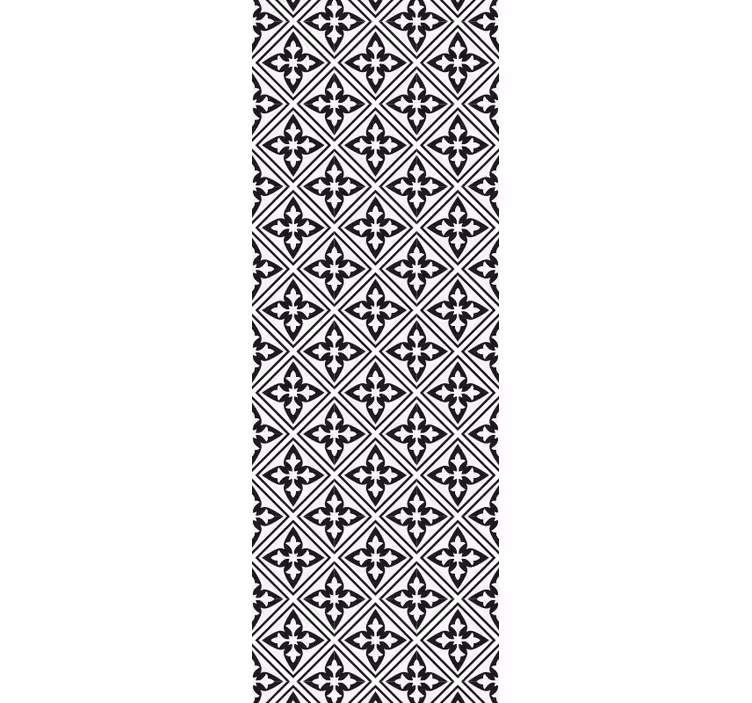 Modern blind with floral pattern design - TenStickers