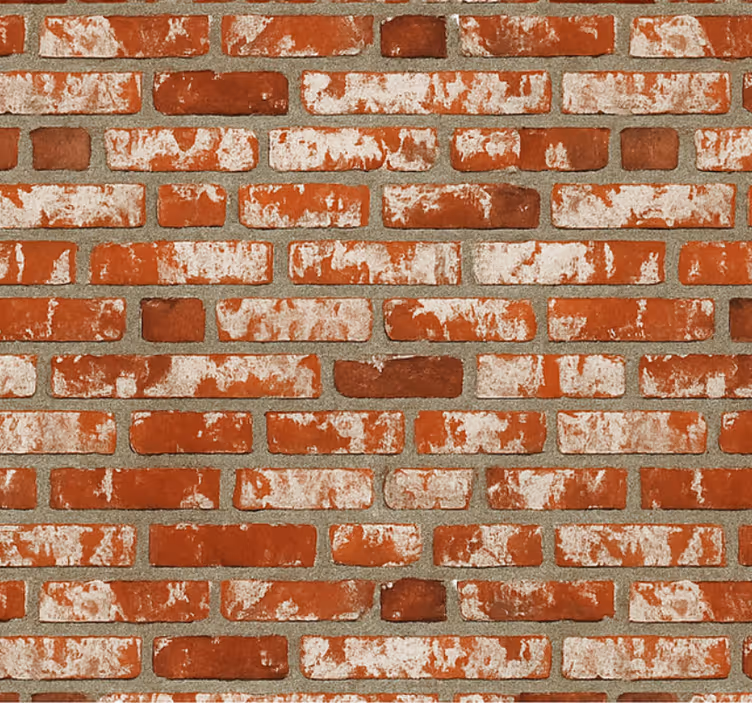 Living room blind 3d brick design - TenStickers