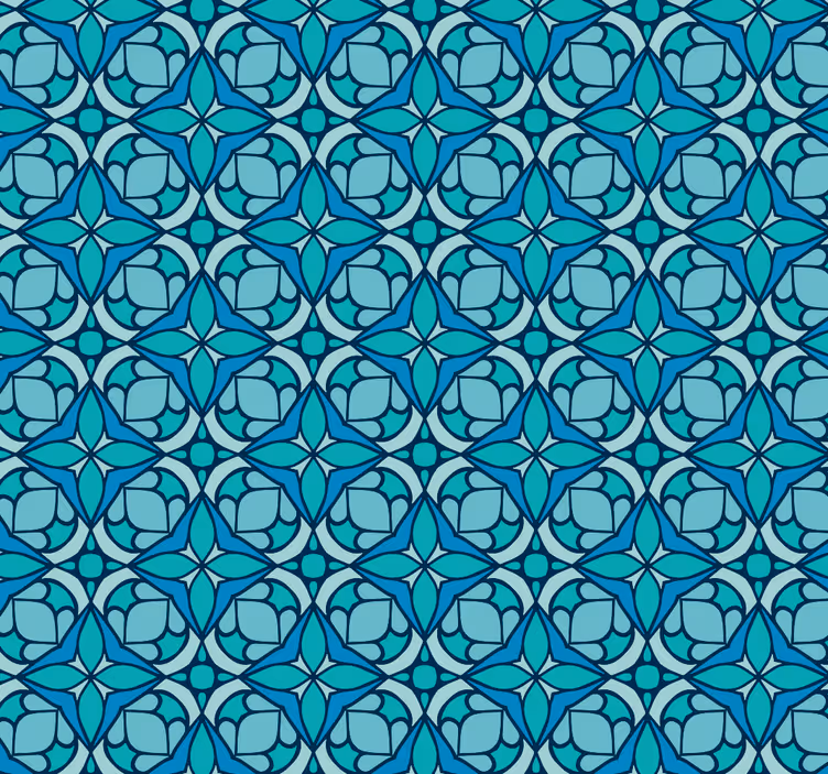 Blue bathroom bathroom blind - TenStickers