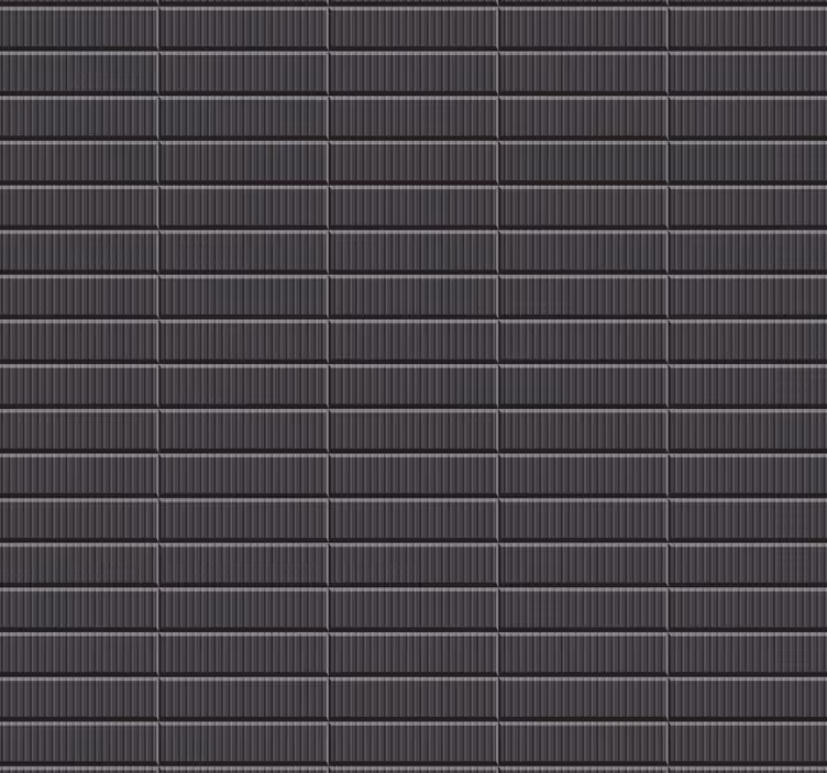 Bathroom blind black tiles 3d - TenStickers