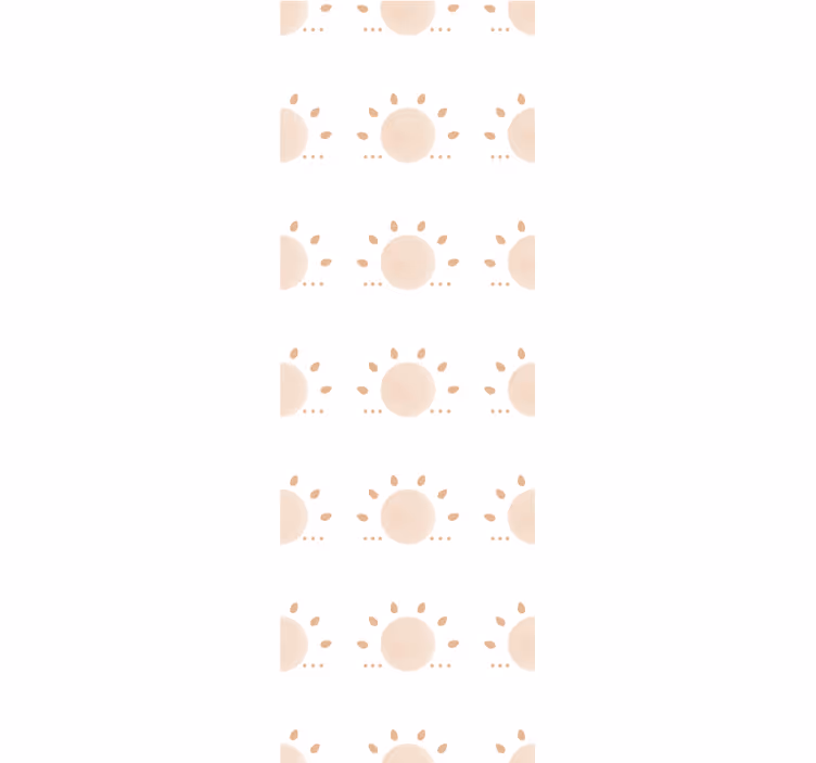 Blind beige abstract minimal sun - TenStickers