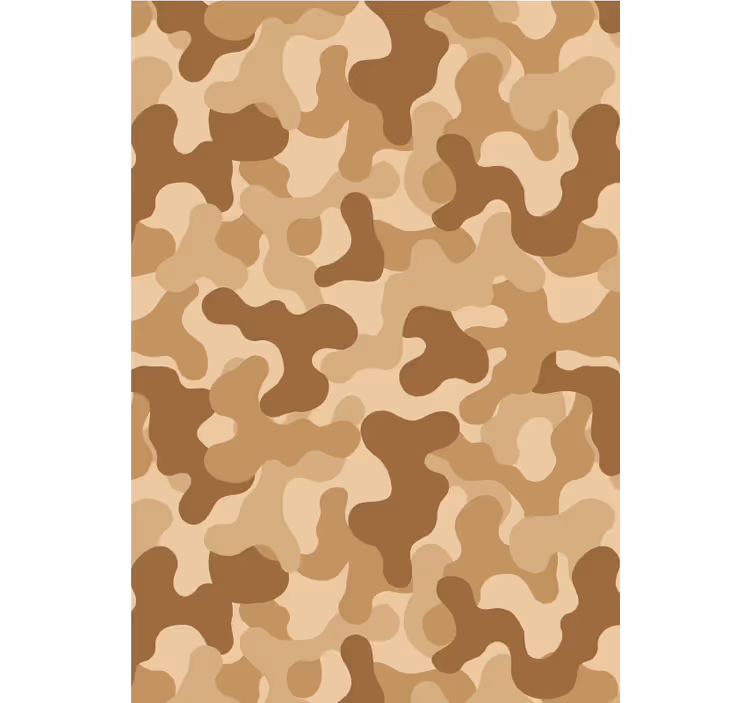 Blind beige abstract camo pattern - TenStickers