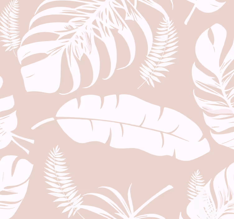 Blind beige banana leaves - TenStickers